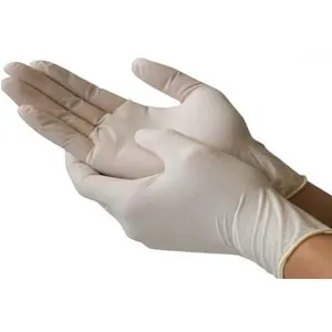Medline - SensiCare - 484406 -  Exam Glove  Medium Sterile Pair Stretch Vinyl Standard Cuff Length Smooth Beige Not Rated