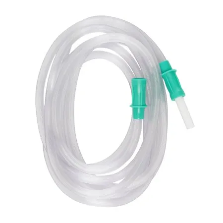McKesson - 16-66302 - Suction Connector Tubing 10 Foot Length 0.188 Inch I.D. Sterile Female / Male Connector Clear Ribbed OT Surface PVC
