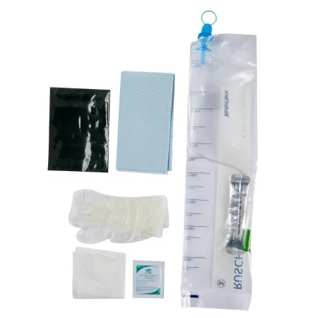 Teleflex - MMG H20 - 20096140 -  Intermittent Catheter Tray  Closed System 14 Fr. Without Balloon Hydrophilic Coated