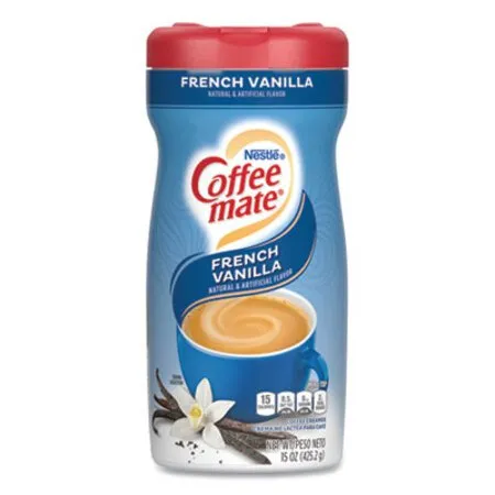 Coffee mate - NES-35775 - French Vanilla Creamer Powder, 15oz Plastic Bottle