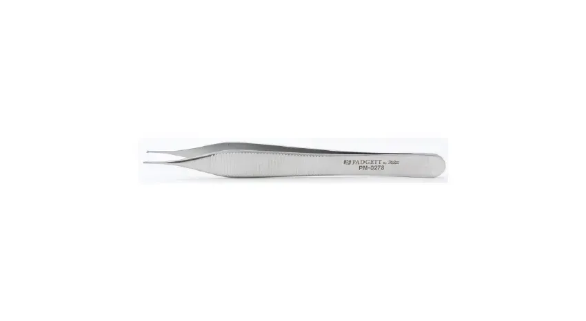 Integra Lifesciences - Padgett - PM-0278 - Dissecting Forceps Padgett Adson 4-3/4 Inch Length Surgical Grade Stainless Steel Nonsterile Nonlocking Lightweight Thumb Handle Straight Smooth Tips With Fine 1 X 2 Teeth