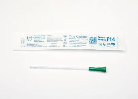Convatec - F14 - Catheter Female Uncoated Single-Use 6" Straight Tip 14FR 30-bx 10 bx-cs -Continental US Only-