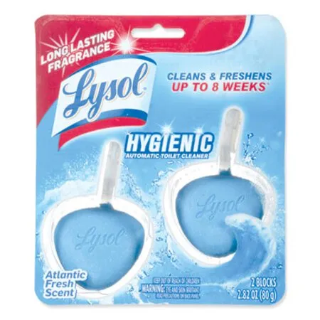 LYSOL Brand - RAC-83721 - Hygienic Automatic Toilet Bowl Cleaner, Atlantic Fresh, 2/pack
