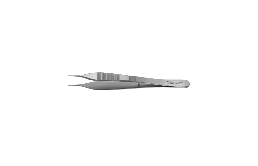 Integra Lifesciences - Padgett - PM-6128 - Tissue Forceps Padgett Adson 4-3/4 Inch Length Surgical Grade Stainless Steel Nonsterile Nonlocking Narrow Thumb Handle Straight Delicate, Serrated Tips