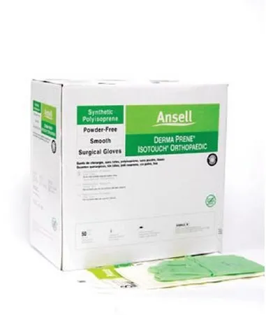 Ansell - GAMMEX Non-Latex PI Ortho - 20686580 - Surgical Glove GAMMEX Non-Latex PI Ortho Size 8 Sterile Polyisoprene Standard Cuff Length Micro-Textured Light Green Chemo Tested