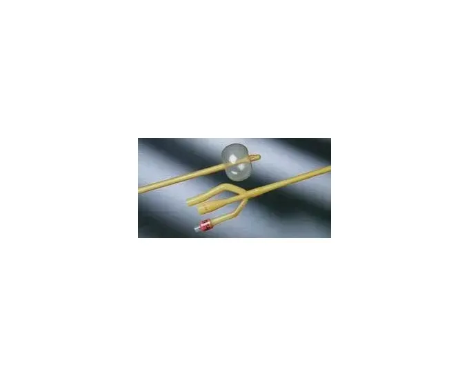Bard - Lubri-Sil - 70524L - Foley Catheter Lubri-sil 3-way Standard Tip 5 Cc Balloon 24 Fr. Hydrogel Coated Silicone