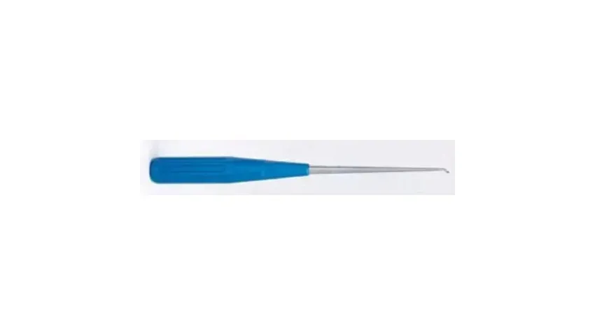 V. Mueller - Chroma-Line - U-0167 - Upper Spine Curette Chroma-Line 10 Inch Length Hollow Handle with Grooves Size 0 Tip Angled Oval Cup Tip