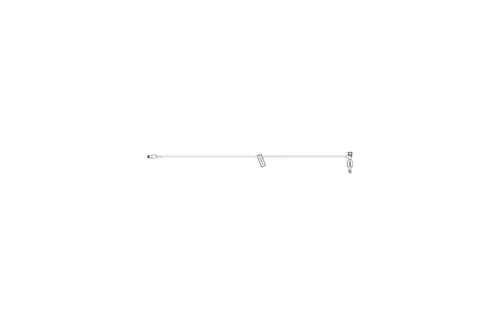 Icu Medical - 1205328 - IV Extension Set Needle-Free Port Micro Bore 5 Inch Tubing Without Filter Sterile