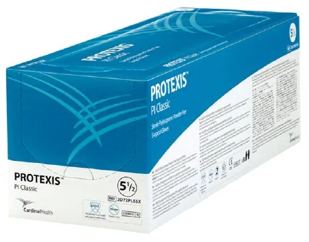 Cardinal - Protexis PI Classic - From: 2D72PL65X To: 2D72PL80X -  Surgical Glove  Size 8 Sterile Polyisoprene Standard Cuff Length Smooth Ivory Not Chemo Approved