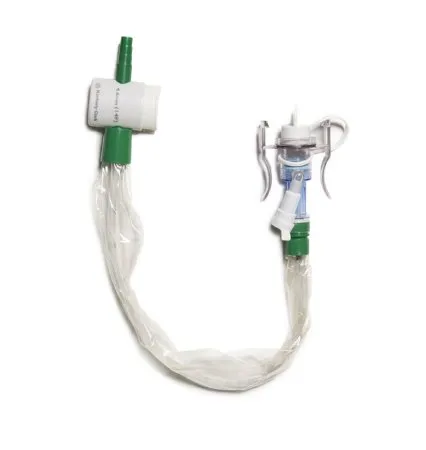 Avanos Medical - Kimvent - 2273 - Avanos  Closed Suction Catheter  Qwik Clip Style 14 Fr. Thumb Valve Vent