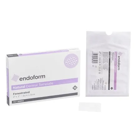 Aroa Biosurgery - 529312 - Endoform Natural – Fenestrated Collagen Dressing Endoform Natural – Fenestrated 2 X 2 Inch Fenestrated Square