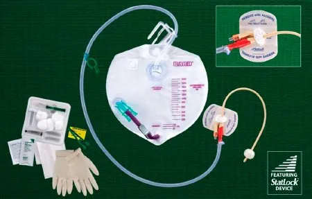 Bard - Advance Lubri-Sil - 947416 - Indwelling Catheter Tray Advance Lubri-sil Foley 16 Fr. 5 Cc Balloon Silicone