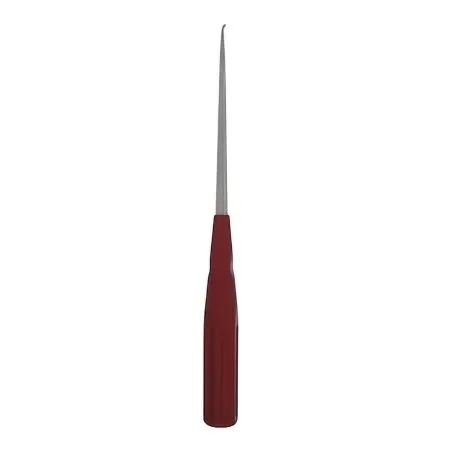V. Mueller - Chroma-Line - U-0156 - Upper Spine Curette Chroma-Line 10 Inch Length Hollow Handle with Grooves Size 1 Tip Reverse Angled Oval Cup Tip