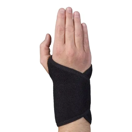 Medical Specialties - Viper - 223531 - Wrist Brace Viper Aluminum / Coolflex Material Right Hand Black One Size Fits Most