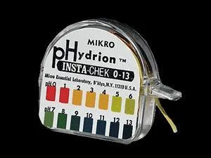 Micro Essentials Lab - 93 - Micro Essentials Hydrion Insta Chek pH Paper in Dispenser Hydrion Insta Chek 0 to 13.0