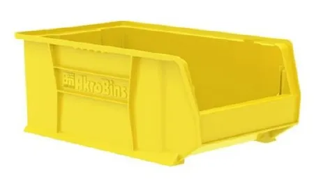 Akro-Mils - Akrobins Super-Size - 30281yello - Storage Bin Akrobins Super-Size Yellow Plastic 8 X 12-3/8 X 20 Inch