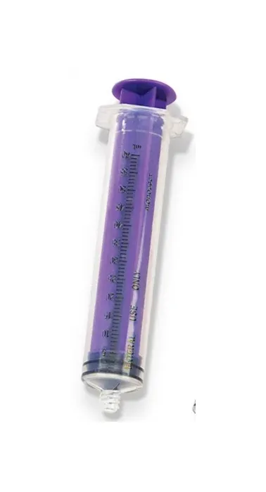 Cardinal - Monoject - 8881160015 - Health   Purple Oral ENFit Syringe, Non Sterile, 60 mL.