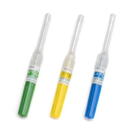 Terumo Medical - SurFlash - SRFF1451 - Peripheral IV Catheter SurFlash 14 Gauge 2 Inch Without Safety