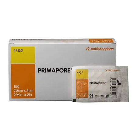 Smith & Nephew - Primapore - 7133 -  Adhesive Dressing  2 X 3 Inch Rectangle Sterile