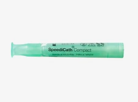 Coloplast - SpeediCath - From: 28810 To: 28814 -  Compact Plus Urethral Catheter  Compact Plus Straight Tip Hydrophilic Coated Polyurethane 12 Fr. 2 3/4 Inch