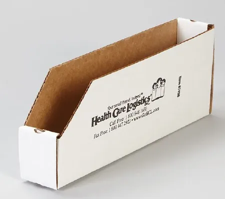 Health Care Logistics - 7458 - Shelf Caddy 2 X 4.5 X 12 Inch Cardboard