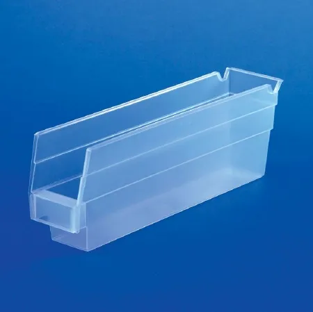 Health Care Logistics - 1435C - Shelf Bin Clear Plastic 2-3/4 X 4 X 11-5/8 Inch