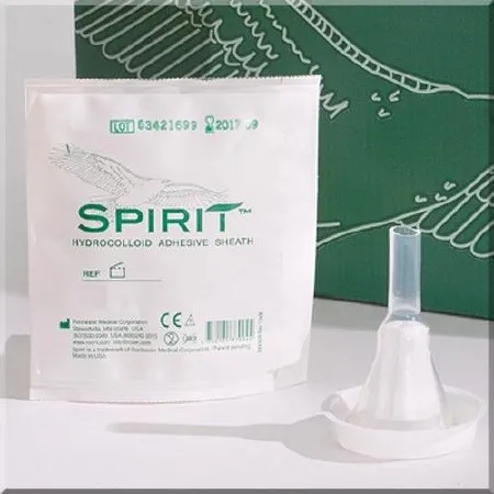 Bard - Spirit1 - 35104 - Male External Catheter Spirit1 Self-adhesive Seal Hydrocolloid Silicone Large
