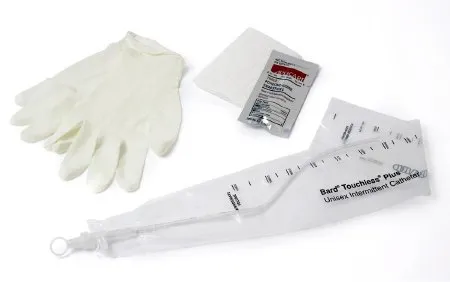 Bard - Touchless Plus - 4A5146 - Intermittent Catheter Tray Touchless Plus Straight Tip 16 Fr. Without Balloon Vinyl