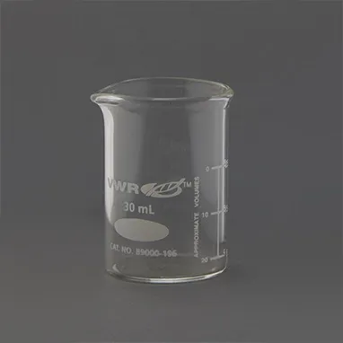 Health Care Logistics - 3372 - Laboratory Beaker Glass 30 Ml (1 Oz.)