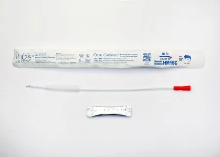 Convatec Cure Medical - Cure Catheter - HM16C - Cure Medical  Urethral Catheter  Coude Tip Hydrophilic Coated Plastic 16 Fr. 16 Inch