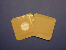 Austin Medical Products - 838234000332 - Stoma Cap 3 X 3 Inch, 1-1/8 Inch Round Center Opening, Style N-1