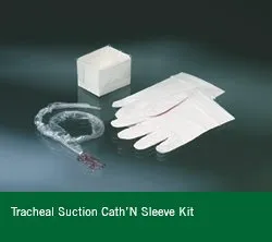 Bard - Cath N Sleeve - 0089080 - Tracheal Suction Catheter Kit Cath N Sleeve 8 Fr. Sterile