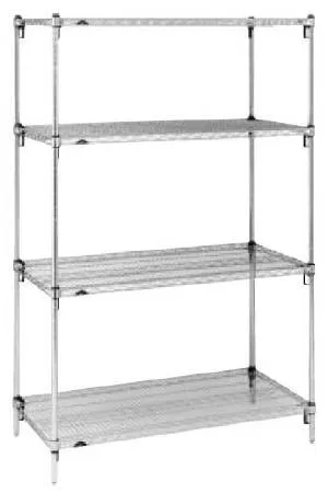 Intermetro Industries - From: A1842NC To: A2430NC - Super Adjustable Super Erecta Wire Shelving Super Adjustable Super Erecta 1 Shelf Adjustable