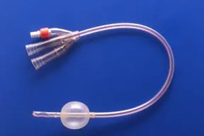Teleflex - Soft Simplastic - 570622 - Foley Catheter Soft Simplastic 3-Way Couvelaire Tip 30 cc Balloon 22 Fr. PVC