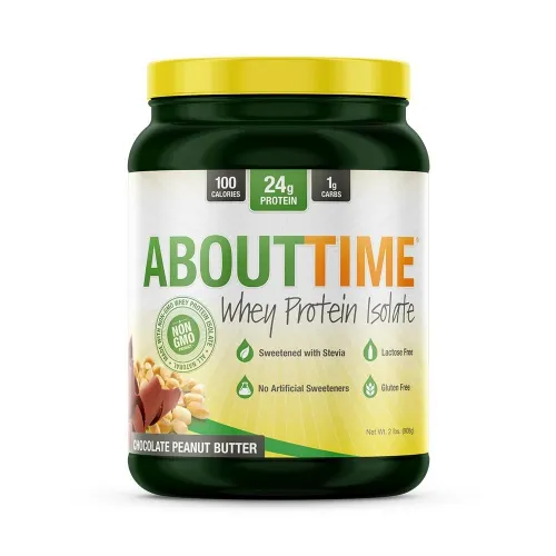 About Time Nutrition - From: 0-13964-52171-9 To: 0-13964-58890-3  Whey Isolate Protein Chocolate PB 32  Servings