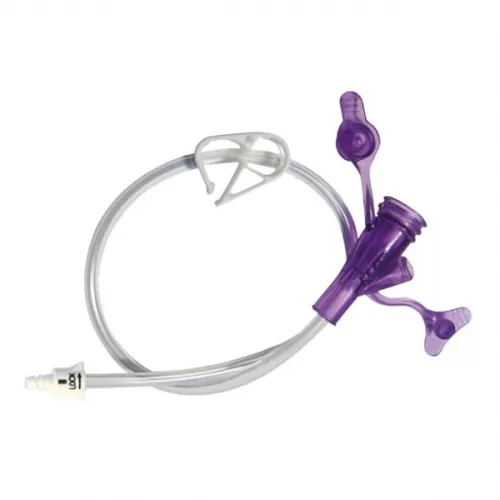 Applied Medical Tech - 6-0212-ISOSAF - 2" Sterile Purple Dual ENFit Y-Port Medication Set