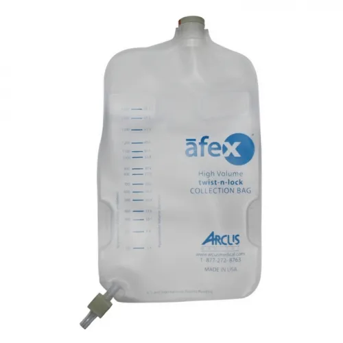 Arcus Medical - Afex - A400-E -   Collection Bag, Direct Connect, 1000ml, Extra Capacity, Non Vented.