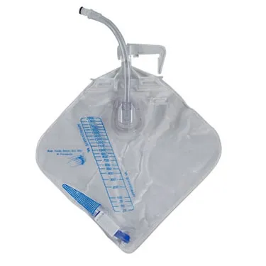 Arcus Medical - Afex - A450-X-MAC-30 -  Bard safe sampling port allows for needle free aspiration. Anti reflux device. Double hook hanger. 200ml meter, 2000ml bag. Single use, sterile
