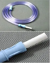 Amsino - From: AS820 To: AS828  International   AMSure Suction Connector Tubing AMSure 1 1/2 Foot Length 0.188 Inch I.D. Sterile Tube to Tube Connector Clear NonConductive PVC