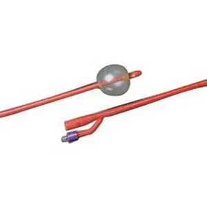Bard Rochester - Bardex Lubricath - 0102L20 - Bard Home Health Div   Tiemann 2 Way Foley Catheter 20 fr 5 cc, Hydrogel Coated, Sterile, Coude Tip.