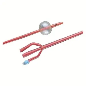 Bard Home Health Div - Bardex I.C. - 0167SI24 - Bardex Infection Control 3-Way Foley Catheter 24 fr 30 cc, Two Staggered Eyes, Single-use, Sterile