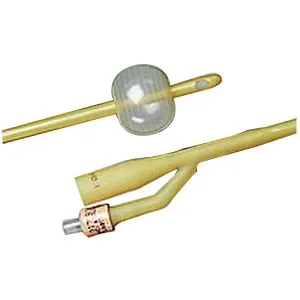 Bard Rochester - Bardex I.C. - 0168SI14 - Bard Home Health Div  Infection Control Carson 2 Way Latex Foley Catheter 14 fr 5 cc, Silver Hydrogel Coated, Sterile