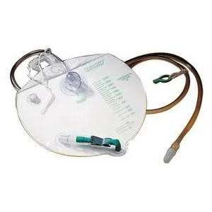 Bard Rochester - 154114 - Infection Control Urinary Drainage Bag with Anti Reflux Chamber and Microbicidal Outlet Tube 2,000 mL