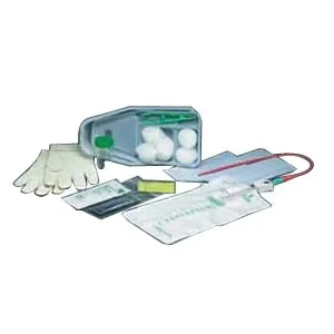 Bard Rochester - Bard - 770715 -  Home Health Div Bi Level Tray  16 fr Red Rubber Coude Catheter, Sterile, Single use, Latex.