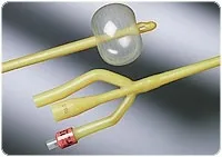 Bard Home Health Div - From: 2551H22 To: 2557H22  Bardex LubricathLubricath Hematuria 3Way Foley Catheter 22 fr 30 cc, Long Round Tip, Sterile