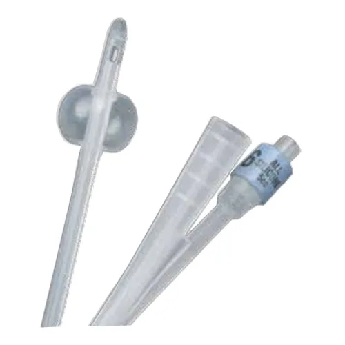 Bard Home Health Div - 806510 - Bardia 2-Way 100% Silicone Foley Catheter 10 French, 5 cc Balloon, Opposing Eye, Sterile