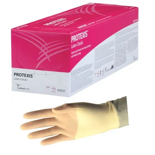 Cardinal - Protexis - 2D72N80X - Health Med   Latex Classic Surgical Gloves with Nitrile Coating, 9.8 mil, 8", Sterile.