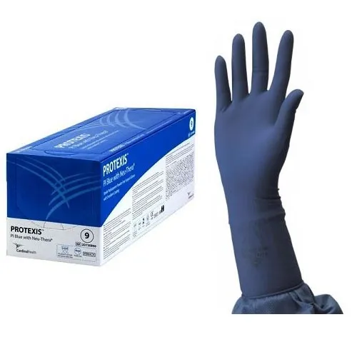 Cardinal - Protexis - 2D73EB85 - Health Med   PI Blue with Neu Thera Surgical Gloves, Sterile, Polyisoprene, Powder Free, Size 8.