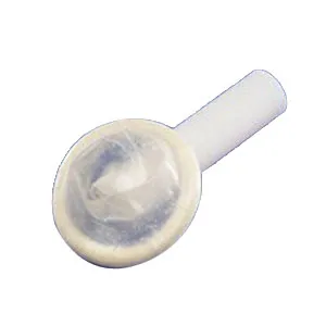 Cardinal Health - Dover - 8884730200 -  Texas Catheter Latex Self Sealing Male External Catheter without Foam Strap Standard Size, Disposable, One Piece, Features a hard plastic tip