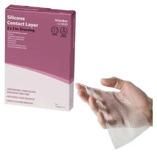 Cardinal Health - From: SCL23 To: SCL34 - Med Silicone Contact Layer 2" x 3", Sterile